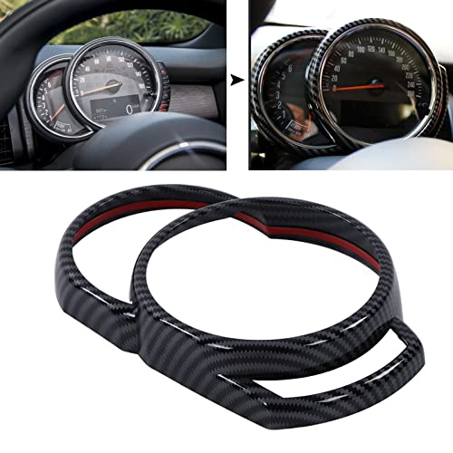 For Accessories Car Dashboard Cover Trims, Carbon Fiber Dashboard Panel Frame Cover Trim for Hatchback F54 F55 F56 F57