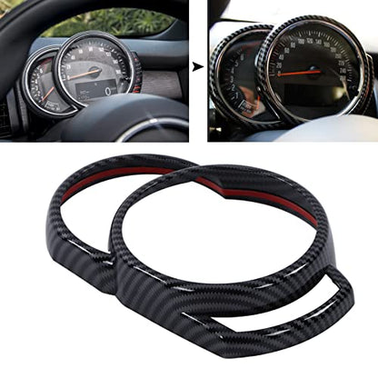 For Accessories Car Dashboard Cover Trims, Carbon Fiber Dashboard Panel Frame Cover Trim for Hatchback F54 F55 F56 F57