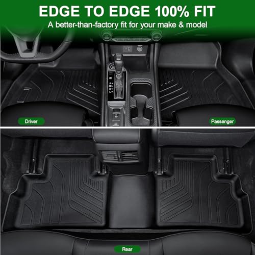 Floor Mats for 2025 2020-2024 Nissan Sentra, TPE All Weather Durable Floor Liners for Nissan Sentra Accessories - size: 2020-2025 | For Nissan Sentra