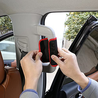 LLKUANG Car B-Pillar Handle Protection Cover for Toyota Tundra SUV/Truck,for Tundra Interior Accessories 2pcs