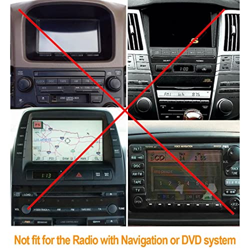 Car Auido AUX Input, 3.5mm AUX Adapter CD Changer for Toyota Camry 2005-2011, Avensis 2003-2011, Corolla 2005-2011, Tacoma 2004-2008, RAV4 2004-2011 - style: AUX