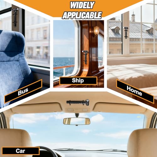 Car Window Breaker, Automotive Safety Hammer with Seatbelt Cutter, 3-in-1 Emergecy Escape Tool Car Metal Window Breaker Seatbelt Cutter, Aluminium Alloy Glass Breaker Hammer(Black 2Pack) - color: Black, size: 2 Pack