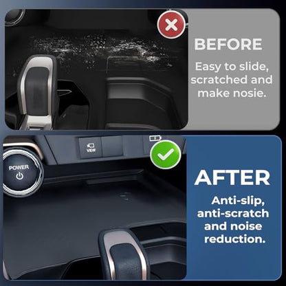 Wireless Charging Protective Mat for Toyota Grand Highlander 2026 2025 2024, Center Console Interior Accessories Silicone Anti-Slip Wireless Charger Cover Pad for 2024-2026 Grand Highlander - style: Fits for Toyota Grand Highlander 2024-2026