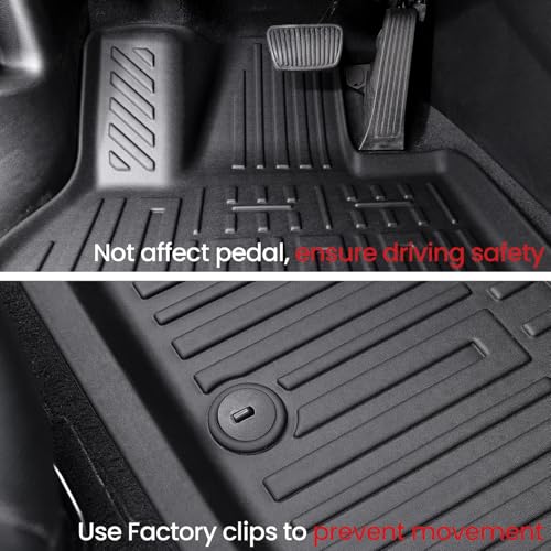 Floor Mats Cargo Mat with Backrest Mats for 2020-2025 Kia Telluride 7/8 Passenger Car Mats Accessories, All Weather TPE Protectors Cargo Liner Seat Back Covers(Floor Mats+2-in-1 Cargo Mat) - size: Floor Mats + 2-in-1 Cargo Mat