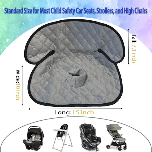 Gulissa 2 Pack Piddle Pad - Potty Training Car Seat Protector, Waterproof Car Seat Cover for Car Seats & Strollers, Non-Slip, Leak-Proof & Washable Fits All Seats for Ages 6 Months to 4 Years (Grey) - color: Grey
