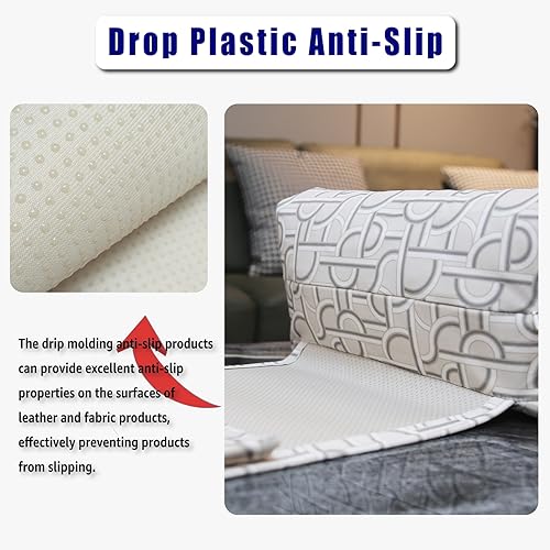 Non-Slip Head Pillow for Recliners - Neck Support Cushion with Velvet Cover for Pain Relief at Home, Office and Travel (Light Geometry) - color: Light Geometry