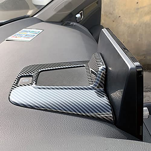 Car GPS Navigation Dashboard Cover Decals for 2022 2023 2024 2025 Honda Civic 11th Gen Accessories ABS Carbon Fiber Interior Stickers - color: Gps Dashboard Panel