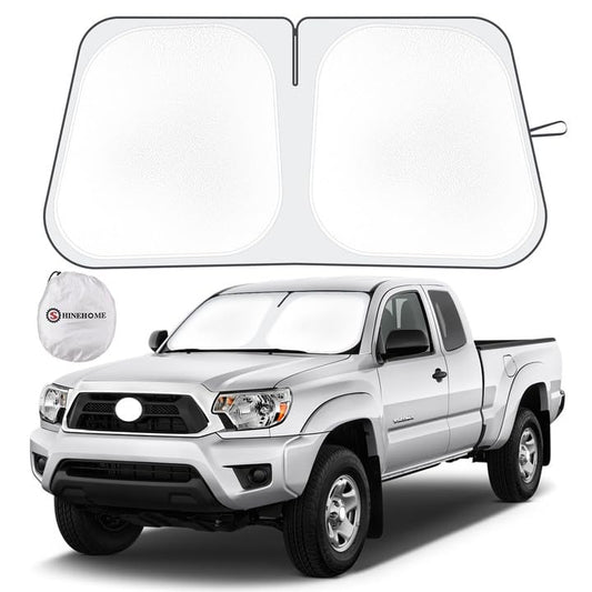 Car Sun Shade for 2016-2024 2025 2026 Toyota Tacoma Windshield Sun Shade, Sun Visor Windshield Screen Cover for Tacoma Front Window Sunshade Foldable Auto Interior Accessories UV Block to Keep Cool - size: For 2016-2024 2025 2026 Toyota Tacoma