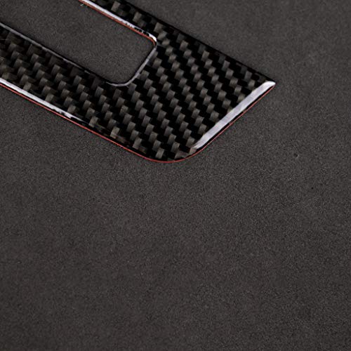 NVCNX Carbon Fiber Compatible with Mercedes-Benz C-Class W204 C250 C300 C350 C63 AMG 2012 2013 2014 Sedan / 2012-2015 Coupe Accessories Car Dash CD Radio Panel Cover Sticker Decal Interior Trim A 2PCs - color: Dash Infotainment System Panel Trim A - for 2