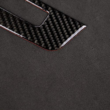 NVCNX Carbon Fiber Compatible with Mercedes-Benz C-Class W204 C250 C300 C350 C63 AMG 2012 2013 2014 Sedan / 2012-2015 Coupe Accessories Car Dash CD Radio Panel Cover Sticker Decal Interior Trim A 2PCs - color: Dash Infotainment System Panel Trim A - for 2