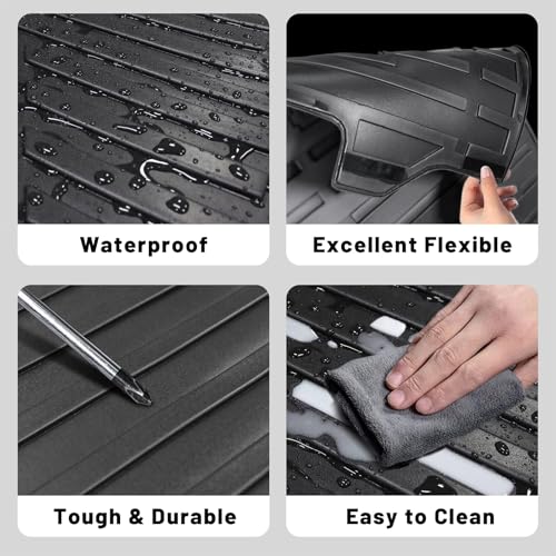 Vanseno Cargo Liner for Kia K5 GT 2024 2025 2026 Trunk Mat Cargo Mat All Weather TPE Rubber Protection Mat for 2024-2026 Kia K5 GT Accessories - color: Fit 2024-2026 Kia K5 GT