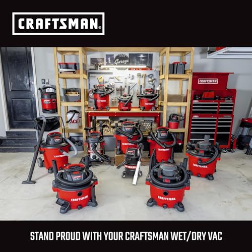 CRAFTSMAN CMXZVBE38605 1-1/4 in. Extension Wand Wet Dry Vac Attachment, Industrial-Grade Shop Vacuum Accessory for Extending Reach While Cleaning, Fits 1-1/4 in. Hose Diameter - size: Extension Wand