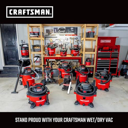 CRAFTSMAN CMXZVBE38605 1-1/4 in. Extension Wand Wet Dry Vac Attachment, Industrial-Grade Shop Vacuum Accessory for Extending Reach While Cleaning, Fits 1-1/4 in. Hose Diameter - size: Extension Wand