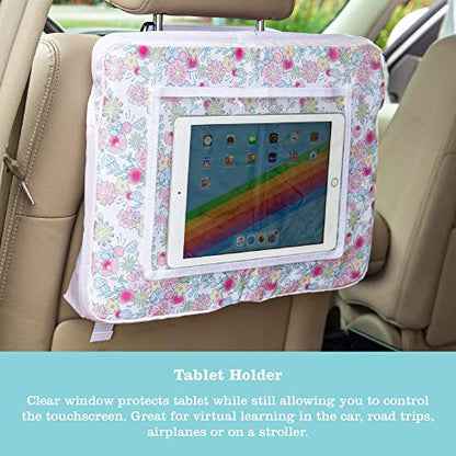 J.L. Childress Disney Baby 3-IN-1 Kids Travel Tray & Tablet Holder - Car Seat Lap Tray Desk for Toddlers, Road Trip Essentials, Car Seat Activity Table, Travel Accessories - Disney Princess - style: Princess