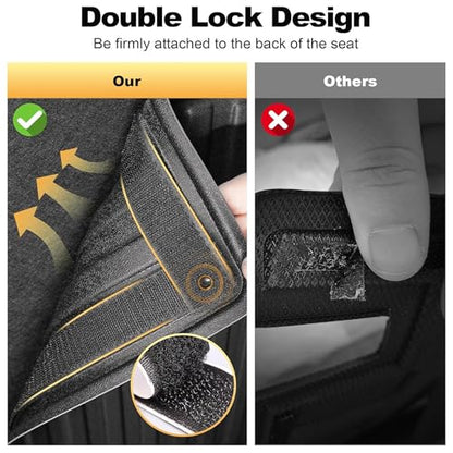 Cargo Liner & Third Row Seat Back Mats Custom Fit for Cadillac XT6 2020–2025 2026, TPE All Weather Waterproof Rear Cargo Mat Rear Trunk Liner Back Seat Cover Protector Trunk Mat Tray Pad Boot - style: 3) for Cadillac XT6 2020-2026 Cargo Liner & Seat Back