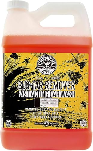 Chemical Guys Bug & Tar Wash Heavy Duty Bug, Tar, Grime, Tree Sap & Bird Dropping Remover - Safe for Paint, Glass, Chrome, Plastic & All Exterior Surfaces (128 oz/1 Gal) CWS_104 - size: 128 oz
