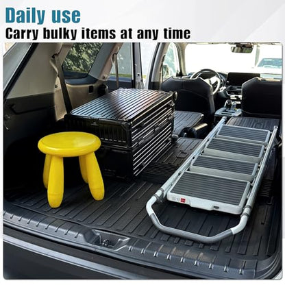 Floor Mats Cargo Mat with Backrest Mat for 2024 2025 2026 Toyota Grand Highlander 7 Seat Car Mat Accessories, All Weather TPE Cargo Liner Trunk Mat (Grand Highlander-Full Set) - size: Grand Highlander-Floor Mats Set