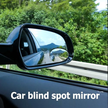 2PCS Blind Spot Mirror, Automotive Exterior Accessories, 360° Adjustable Hd Wide-Angle View For Most Cars, SUVs, Trucks (Oval Mirror) - style: Oval Mirror