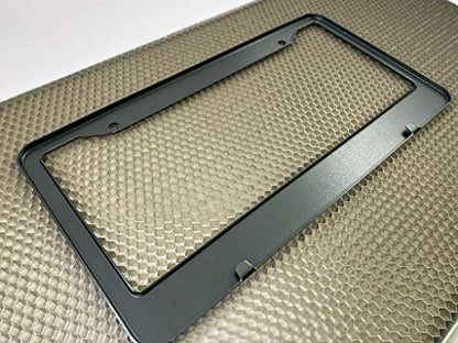 Special Edition Anodized Aluminum CAR License Plate Frame - Grey - color: Grey
