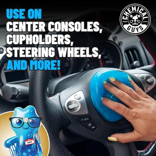 Chemical Guys Sticky Icky Car Cleaning Gel, Green Apple & Sweet Strawberry Scent - Detailing Kit, Car Dust Crevice Cleaner, Slime Auto Air Vent, Cleaning Putty For Keyboard Cleaner (2 Pack) - CJK1002 - size: 3.5 Ounce (Pack of 2), style: Various