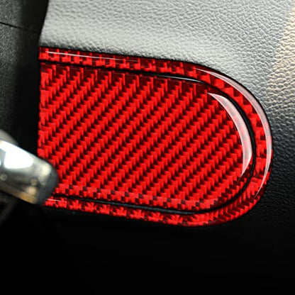 Car Sticker Carbon Fiber Decal Interior Trim Accessories for Chevrolet Camaro 2010 2011 - color: Right of Wheel