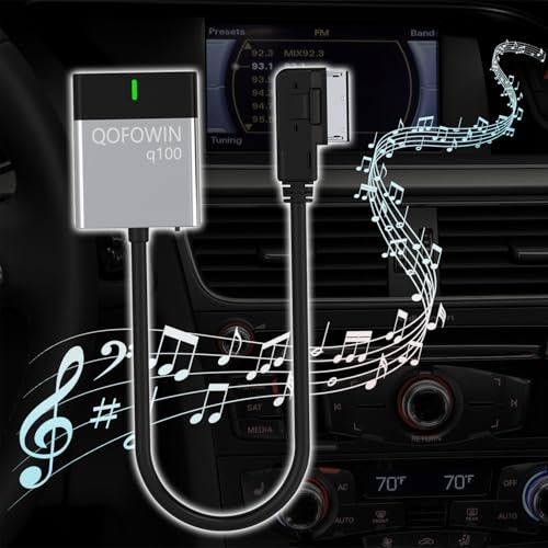 Audi Bluetooth car High-Definition Music Adapter,Wireless Audio Adapter,Compatible with Audi 3G AMI,2G AMI Interfaces,Mercedes Media,Mercedes Music Interface,and Volkswagen Music Interface