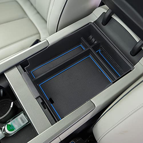 SHAOHAO for 2024 2025 Hyundai Palisade Center Console Organizer Tray for 2023 2024 2025 Hyundai Palisade Accessories SE SEL XRT Limited Calligraphy Armrest Storage Box Insert Tray Palisade 2024 2025 - color: 2023-2025 Palisade Blue