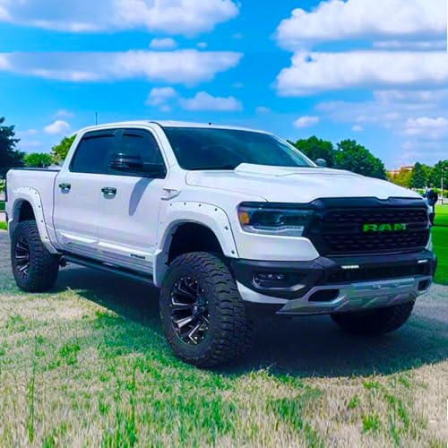 in-Channel Window Visors Rain Guards Compatible with Dodge RAM 1500 2019-2025 Crew Cab Wind Deflectors Vent Visor Sun Shades Window Shields - size: For Ram 1500 Crew Cab 2019+