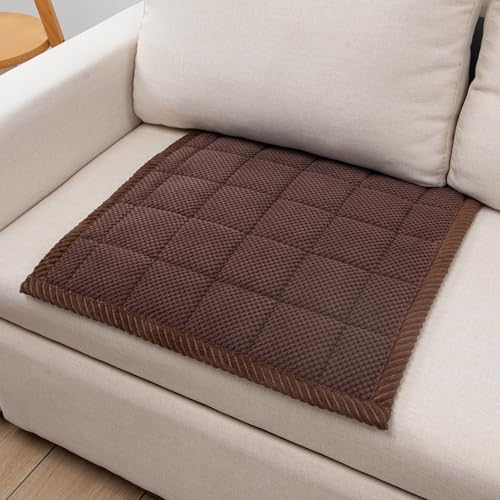 Pet Couch Covers,Couch Cover for Dogs Washable,Anti Slip Dog Sofa Covers Couch Protector Sofa Mat,Seat Cover,Dog Mat,Pet Pad for Furniture 1 Piece (Brown, 21''x21''/Square) - color: Brown, size: 21''x21''/Square
