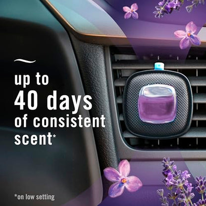 Febreze Car Vent Clip, Downy Calm Scent, 0.13 oz Total, (Pack of 4) - size: 0.07 Fl Oz (Pack of 4)