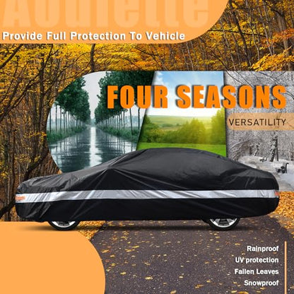 Toyota Car Cover Custom Fit for Toyota Camry/Solara, Waterproof Car Cover for Automobiles All Weather, Lightweight Full Exterior Cover Outdoor Sun Rain Dust Snow Wind Protection. - size: Custom Fit Toyota Camry/Solara
