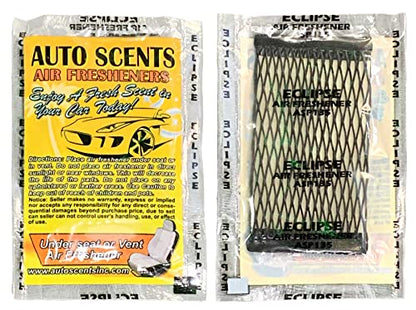 Individually Wrapped - Professional Car Air Freshener Pads - Remove Smells & Add Ambience (15 Per Pack) (Eclipse) - color: Eclipse