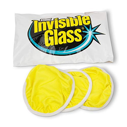 Invisible Glass 95183 Original Reach and Clean Tool Replacement Elastic Microfiber Bonnets, Pack of 3 - size: Pack of 3, style: Elastic