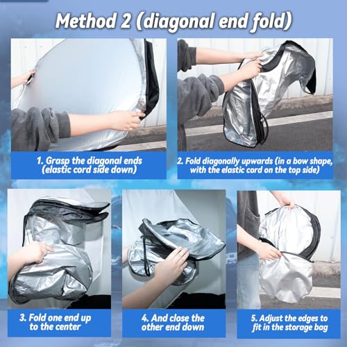Windshield Sun Shade for 2021-2025 BMW 4 Series 430i 440i i4 m4, Car Front Window Sunshade with 240T Sun Visor Protector Blocks UV Rays Heat Sun Shield Accessories - size: For 4 Series 2021-2025