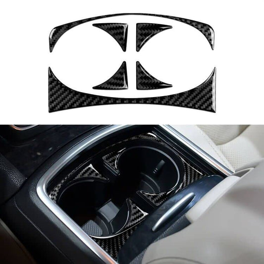 Car Front Center Water Cup Decor Decals for 2011-2023 Chrysler 300 / 300C / 300S / Limited/Touring/Base Accessories Interior Stickers - color: Water Cup Decor