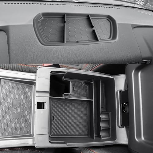CDEFG 2PCS for 2022 2023 2024 Nissan Frontier Center Console Organizer 2022-2024 Nissan Frontier Truck Dash Organizer Dash Storage Box 2022-2024 Frontier Truck Accessories(Not for 2025) - color: 2Pcs for 2022-2024 Frontier