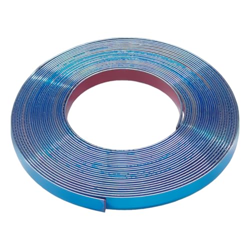 26Ft Automotive Chrome Trim Molding, 1/2" PVC Scratch-Proof Car Side Body Trim Strip Line, Car Interior Exterior Decoration Protecter Sticker, Universal for Fenders Door Window Bumper (Silver)