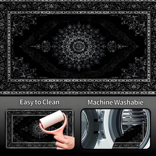 Universal Car Trunk Mat 29" x 39", Black Retro Bohemian Style All Weather Durable Cargo Mat Protector for SUV, Truck, Van | Stylish Cargo Liner Cover Leopard Print Car Accessories - color: Retro Bohemian Style