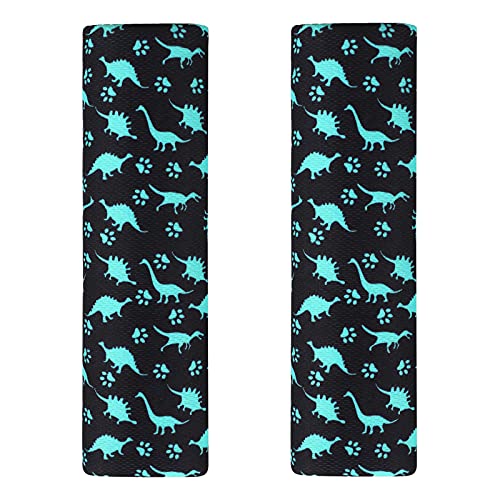 Accmor Car Seat Straps Shoulder Pads for Baby Kids,Soft Seat Belt Covers for Children, Car Seat Strap Covers for Girls Boys - color: Little Dinosaur