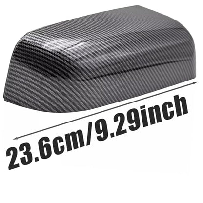 Riloer Side View Mirror Cover, 2 Packs Car Rearview Mirror Cover Cap, Side Wing Mirror Cover Cap Compatible with F-150 Limited 2013-2014 9L3Z17D743AA, 9L3Z17D742AA (Carbon Fiber Look Finish) - color: Carbon Fiber Look Finish
