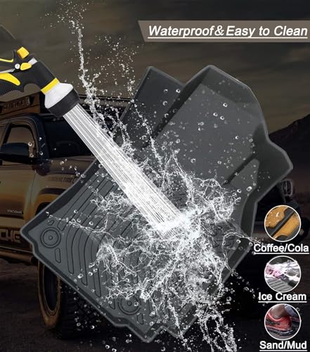 Focus Floor Mat - All Weather Waterproof Durable Anti-Slip Odorless TPE Front and Rear Row Set Custom-Fit Floor Liner Compatible with 2012-2018 Ford Focus - size: for Ford Focus 2012-2018