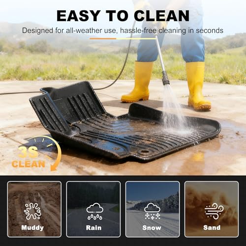 All Weather Floor Mats Compatible with Mercedes-Benz C Class Sedan C300 2015-2021, AOMSAZTO Custom Fit Rubber Cargo Mat 1st and 2nd Row Floor Liners & Trunk Mat Black (Only for Sedan) - style: 1) for Mercedes Benz C-Class | 2015-2021 | Floor+Cargo Mats