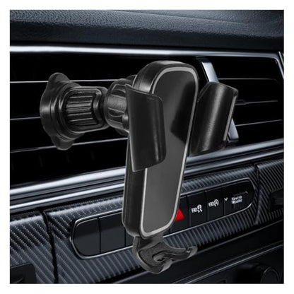 YoRise Car Phone Holder Mount for Air Vent, Universal 360° Rotation Auto Air Vent Cell Phone Holder with Wider Clamp & Metal Hook, Automobile Phones Stand Cradle for All Smartphones (Black)