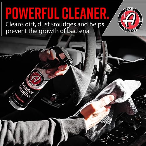 Adam's Polishes Interior Detailer 16oz - Total Car Interior Cleaner, Protectant & Dressing, All Purpose Cleaner & Leather Conditioner, Vinyl, Dashboard, Screen, Seat Cleaner & More - size: 16 Fl Oz (Pack of 1)