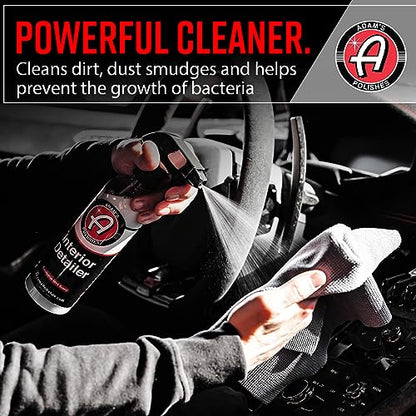 Adam's Polishes Interior Detailer 16oz - Total Car Interior Cleaner, Protectant & Dressing, All Purpose Cleaner & Leather Conditioner, Vinyl, Dashboard, Screen, Seat Cleaner & More - size: 16 Fl Oz (Pack of 1)