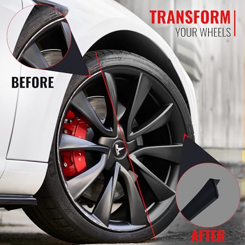 RIMiQ PROTECTiQ PRO Universal Rim Protection Trim - Curb Rash Guard with Award-Winning 3/8" Patented Design and Premium 3M Tape - Fits Up to 4X 24 Wheels, Cars, Trucks, SUVs - Black - color: Black, size: Protectiq Pro