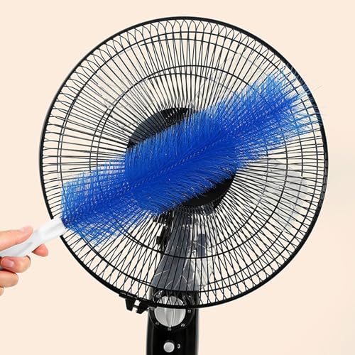 Qancesd 2 Pack Cobweb Dusters, Bendable Fan Cleaning Brush, Flexible Ceiling Fan Cleaner, Dusting Brush for Air Conditioning Shutters