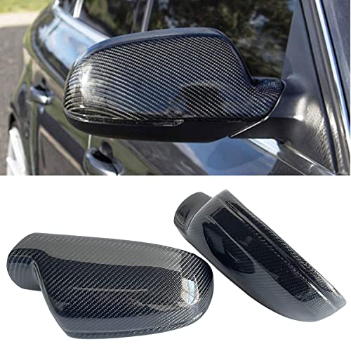 Real Carbon Fiber Mirror Cover Door Wing Rearview Side Mirror Caps S Line For Audi A4 S4 A5 S5 RS5 B8.5 B8K 2011-2016 (Without Side Assist) - color: Without Side Assist