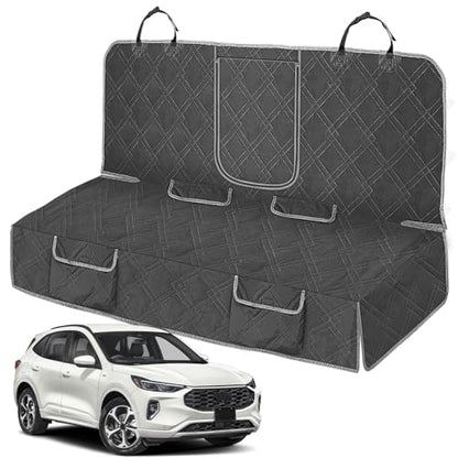 Dog Car Seat Cover Compatible with Ford Escape 2013-2025, Waterproof Pet Bench Seat Cover for Back Seat, 600D Heavy Duty Scratch Proof Nonslip Truck Seat Covers for Dogs - size: 2013-2025 Escape