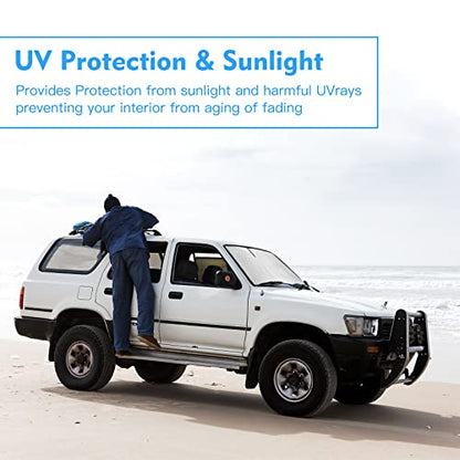 2025 Upgraded Windshield Sun Shade for Toyota 4Runner 2025 2024 2023 2022 2021-2010 Accessories Window Sunshade for SR5 Trail Limited, 5th Gen 4-Runner SUV Sun Visor Protector Heat Shield - size: C. for Toyota 4runner 2010-2025